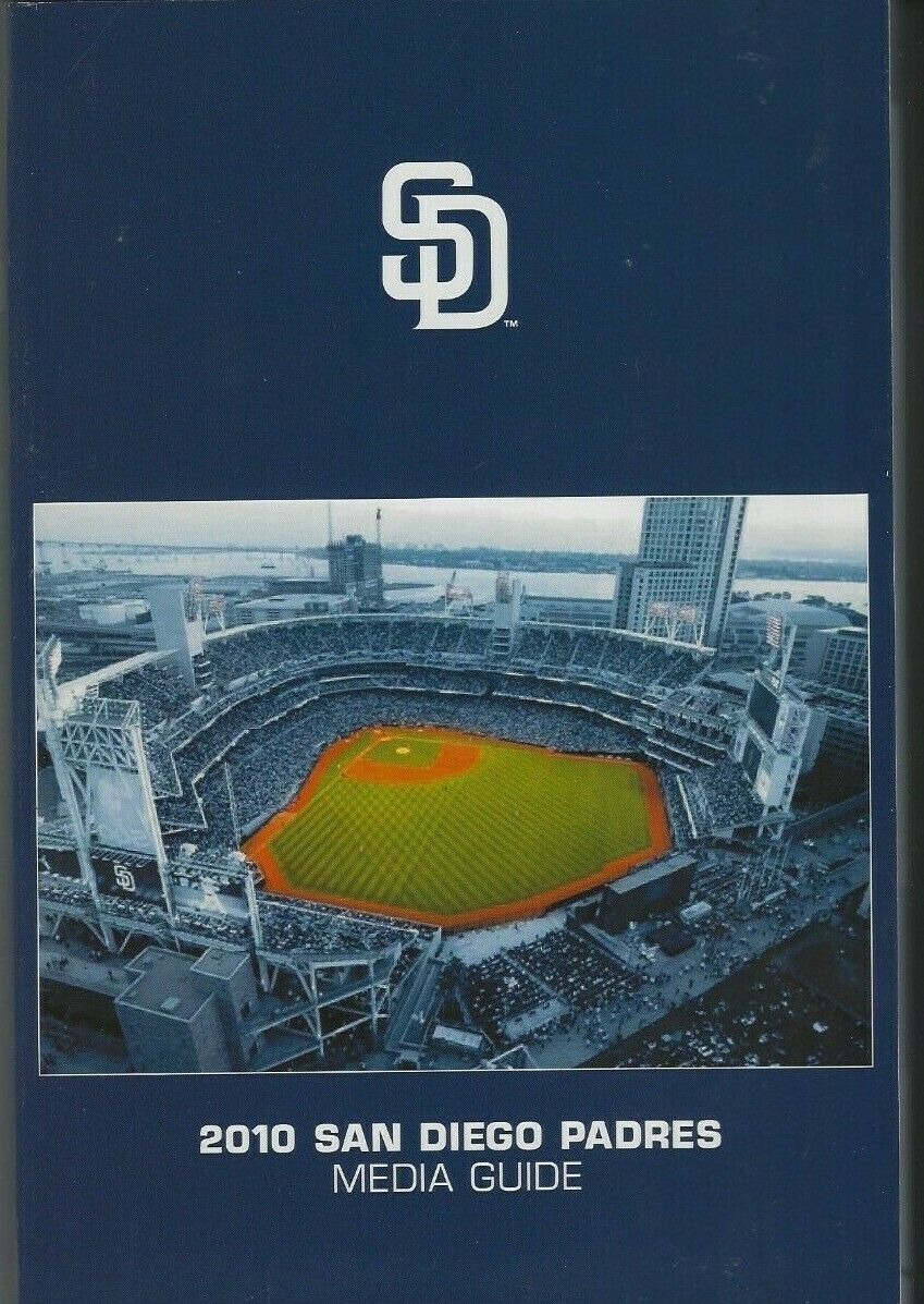 2010 San Diego Padres Media Guide - Petco Park On Cover