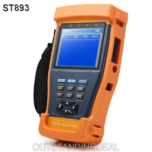 St893 3.5" Inch Lcd Security Cctv Tester Monitor Ptz Video Audio Camera Utp Test