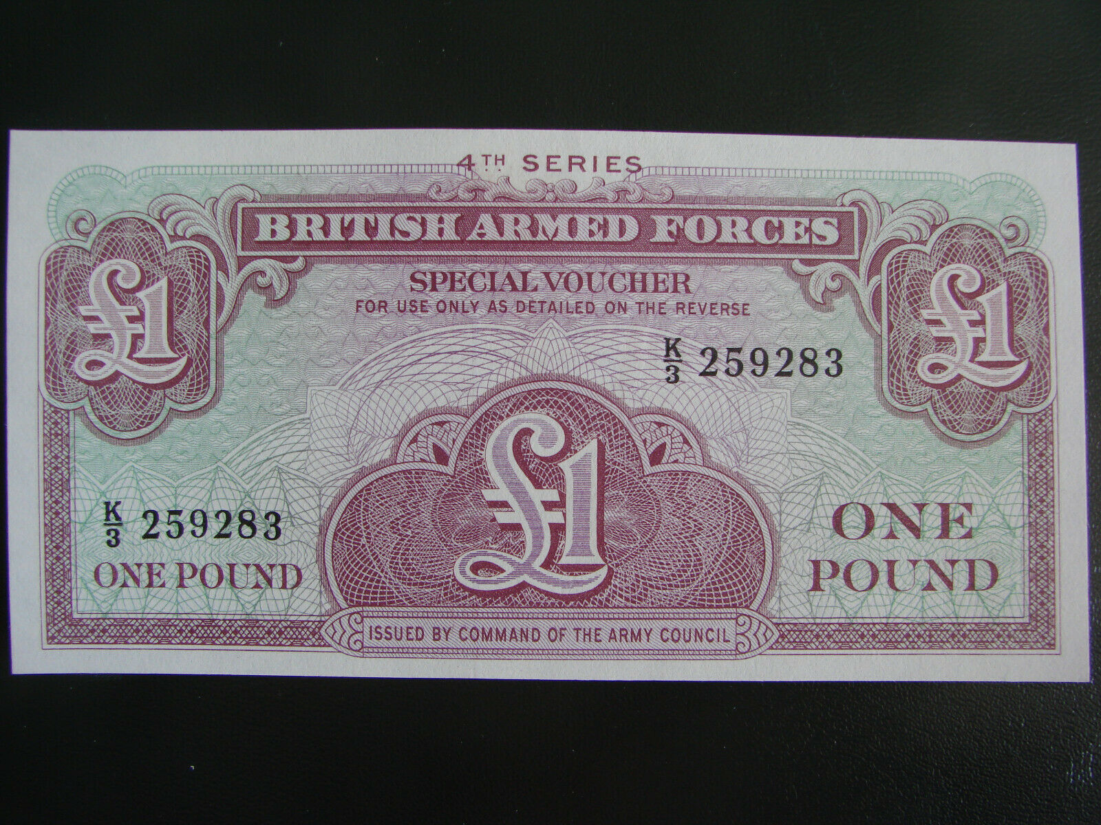Banknote British Armed Forces Special Voucher 1£