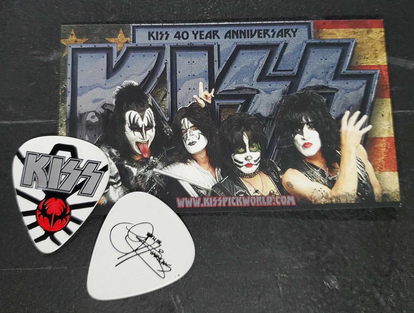 Kiss 2014 Spider Icon Guitar Pick Gene Simmons