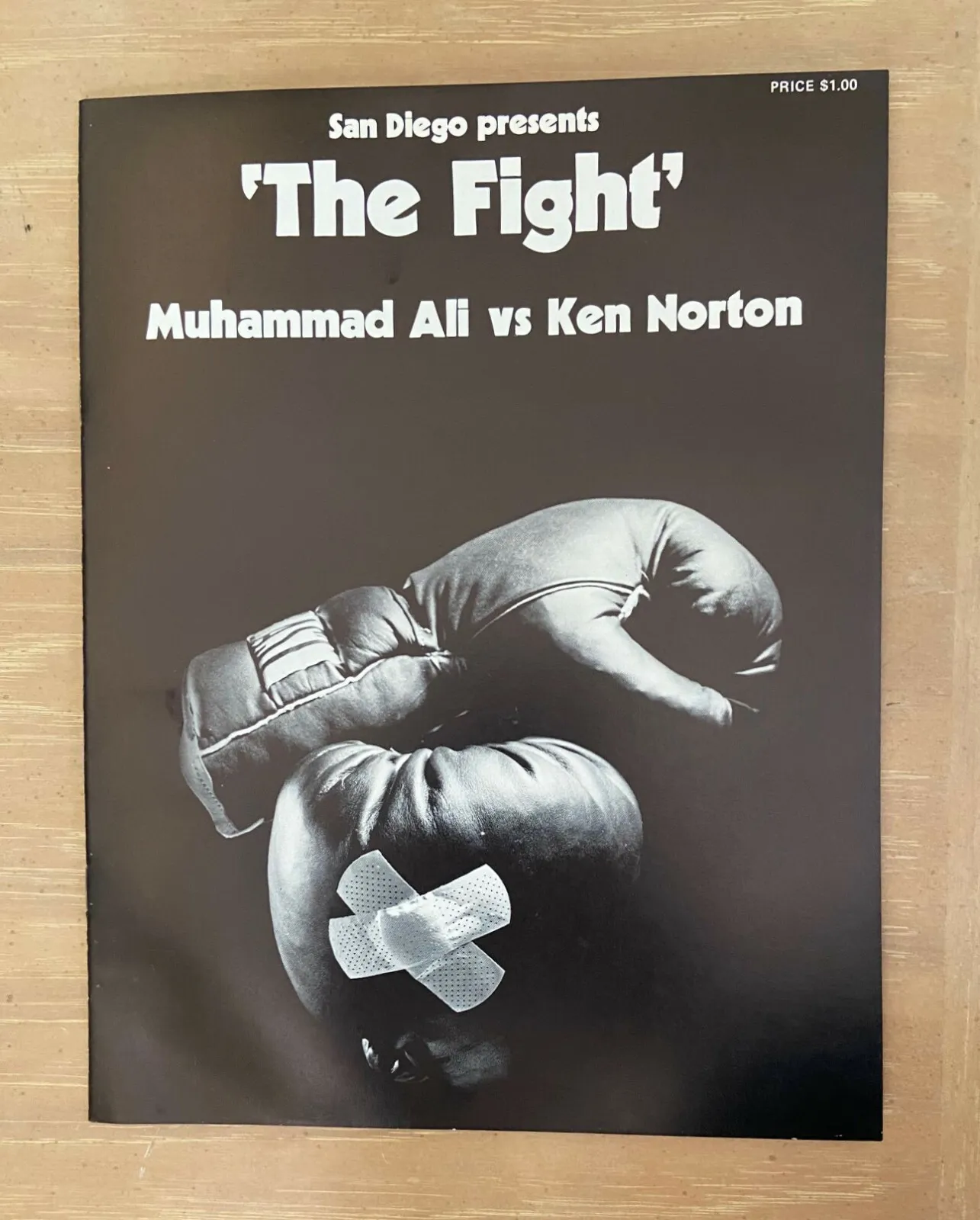 Vintage 1973 Muhammad Ali Cassius Clay Vs Ken Norton "the Fight" Boxing Program