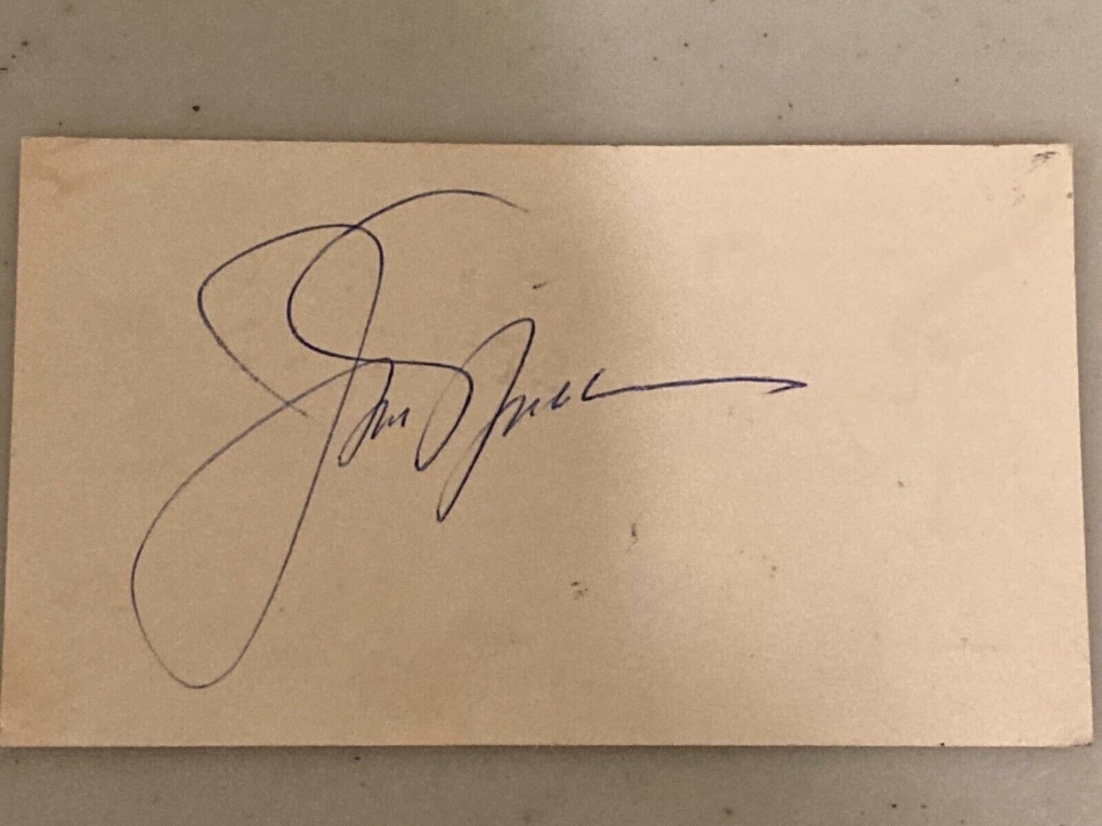 Jack Nicklaus Autograph From Around 1980 Houston Open