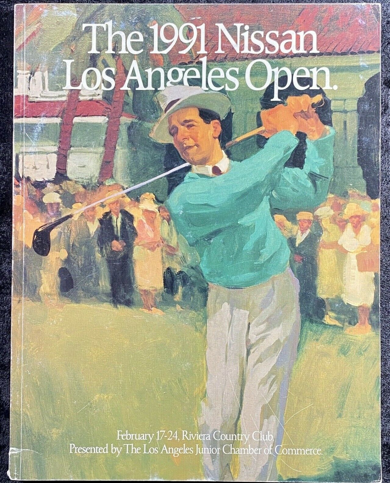 The 1991 Nissan Los Angeles Open Riviera Country Club Program Golf Pga