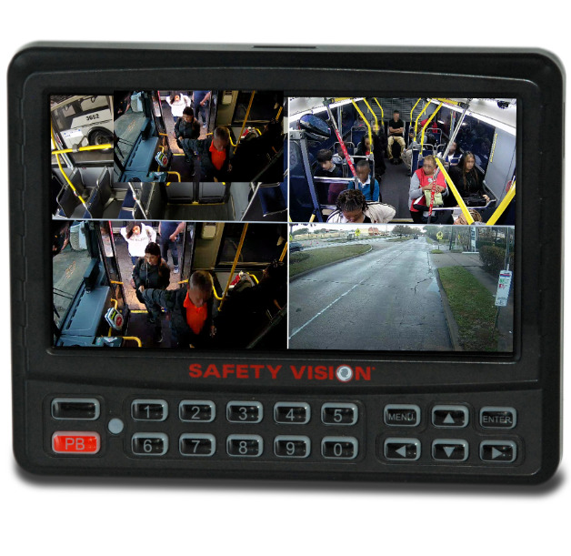 Safety Vision Sv-cp4-hyb 7" 12v Touch Screen Cctv Monitor *c4