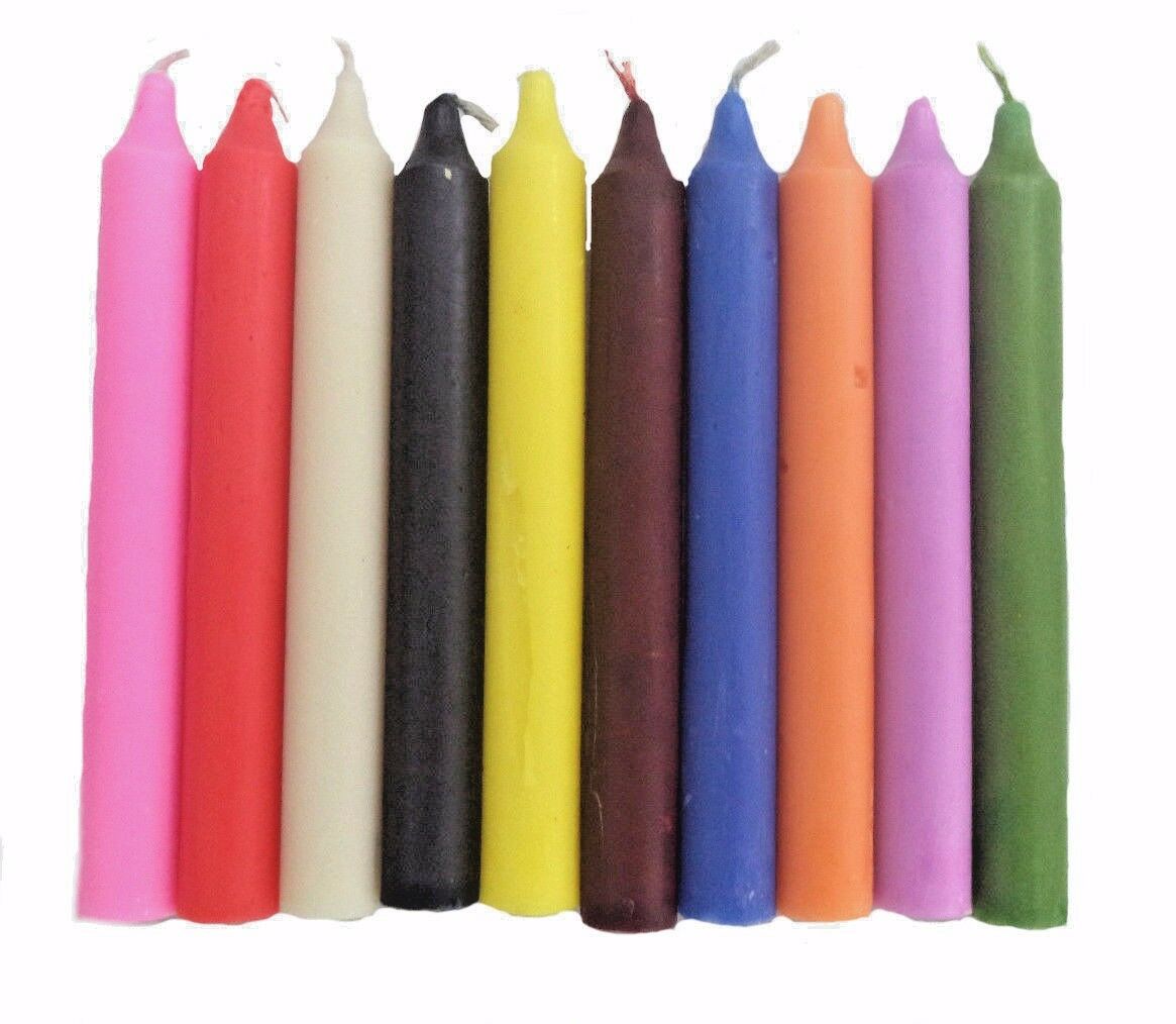 6" Taper Candles 10 Colors Buy 2 Get 2 Free (must Put 4 In Cart) (ritual Spell)