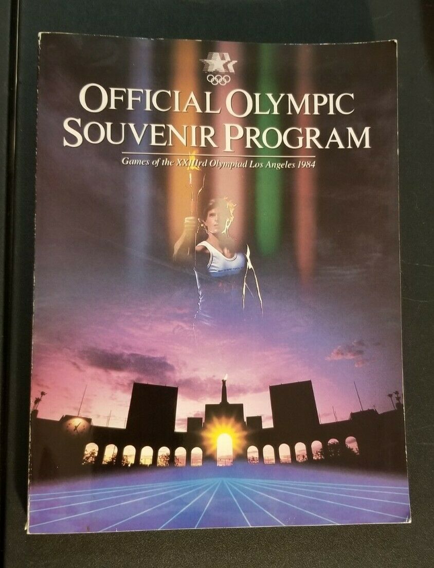 1984 Official Olympic Souvenir Program Games Of The Xxiii Olympiad Los Angeles
