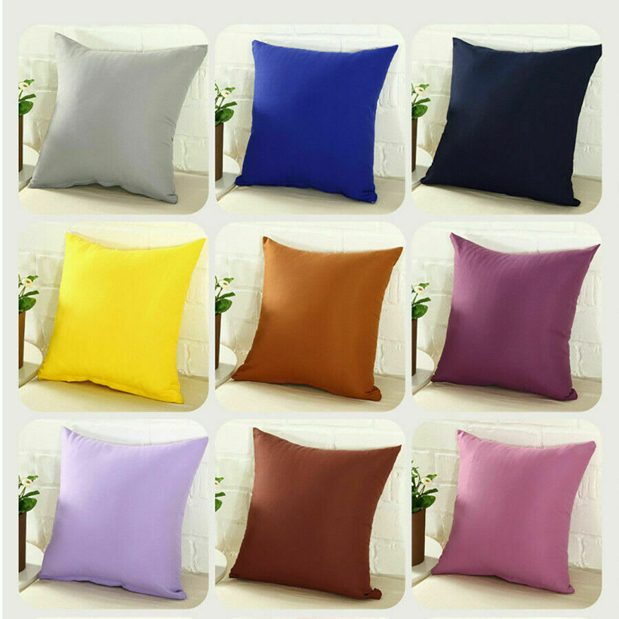 Pillowcases Party Candy Color Throw Pillow Cover Cushion Case Size 16" 18" 24"